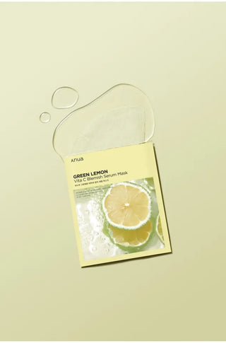 Green Lemon Vita C Blemish Serum Mask, 25ml