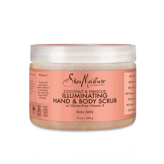 Illuminating Hand & Body Scrub With Vitamin E, Coconut & Hibiscus, 340g