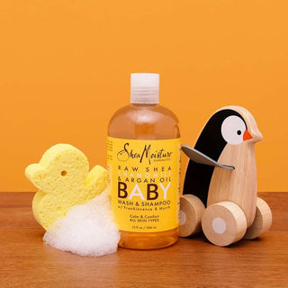 Baby Wash & Shampoo, Raw Shea, Chamomile & Argan Oil, 384ml