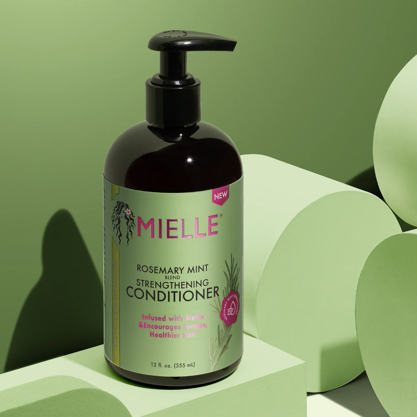 MIELLE - Rosemary Mint Strengthening Conditioner, 355ml