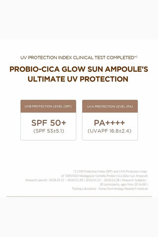 Madagascar Centella Probio-cica Glow Sun Ampoule 50ml