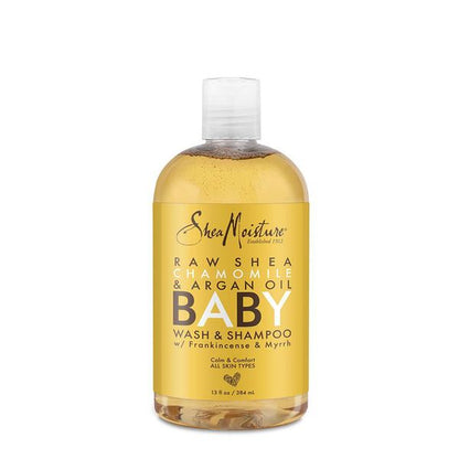 SheaMoisture - Baby Wash & Shampoo, Raw Shea, Chamomile & Argan Oil, 384ml