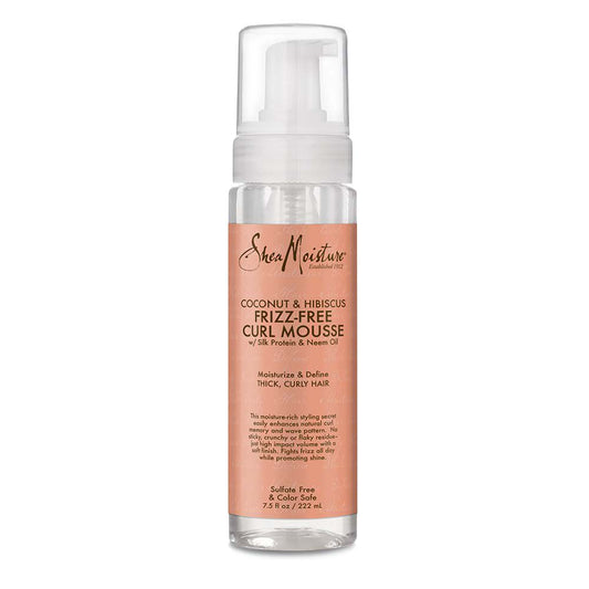 SheaMoisture - Frizz Free Curl Mousse, Coconut & Hibiscus, 222ml