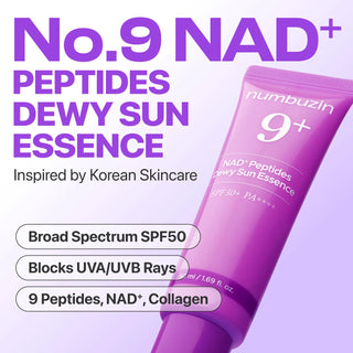 No.9 NAD+ 9 Peptides Dewy Sun Essence 50ml