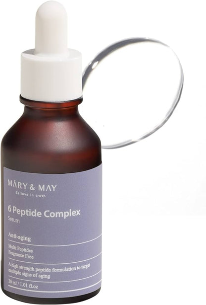 Mary&May - 6 Peptide Complex Serum, 30ml