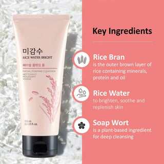 Rice Water Bright Cleansing Foam, 150ml