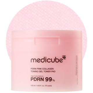 PDRN Pink Collagen Toning Gel Toner Pad, 70 Pads