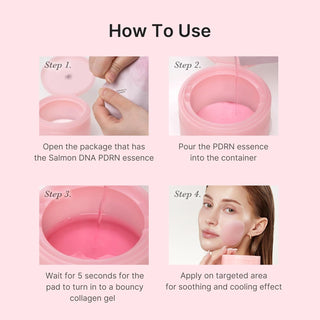 PDRN Pink Collagen Toning Gel Toner Pad, 70 Pads