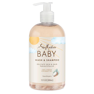 Baby Wash and Shampoo 100% Virgin Coconut Oil, 384g
