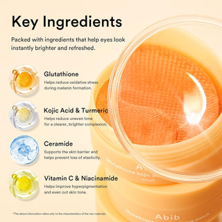 GLUTATHIONE KOJIC ACID EYE PATCH VITA JELLY 90g / 60ea