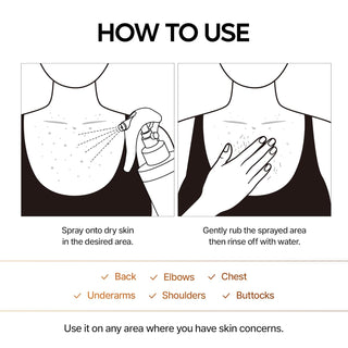 PEEL SHOT EXFOLIATING KOJIC ACID TURMERIC SPRAY 200ml