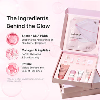 PDRN Glow Essentials Kit Mini Skincare Travel Set