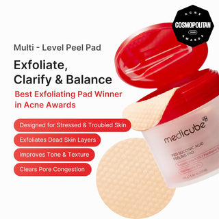 RED SUCCINIC ACID PEELING PAD, 70 pads