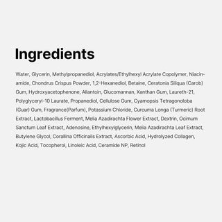 Kojic Acid Turmeric Brightening Gel Mask 4ea