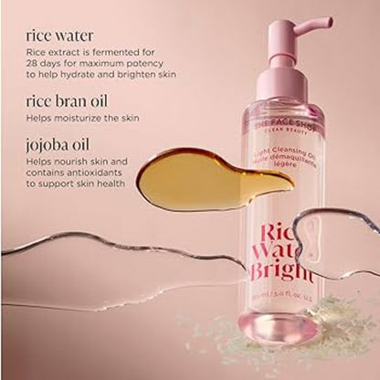 THE FACE SHOP - Rice Water Bright Rich Facial Cleansing Oil, 150ml