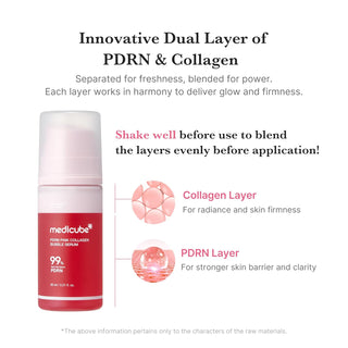PDRN PINK COLLAGEN BUBBLE SERUM 95ml