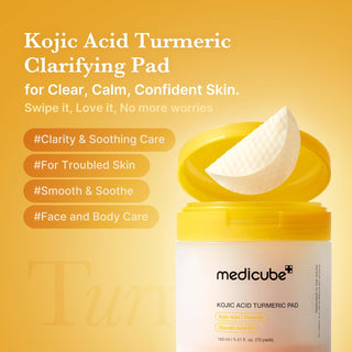KOJIC ACID TURMERIC PAD  70pcs
