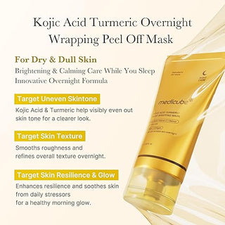 KOJIC ACID TURMERIC NIGHT WRAPPING MASK 75ML