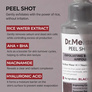 PEEL SHOT EXFOLIATING BLACK RICE AMPOULE 80ml