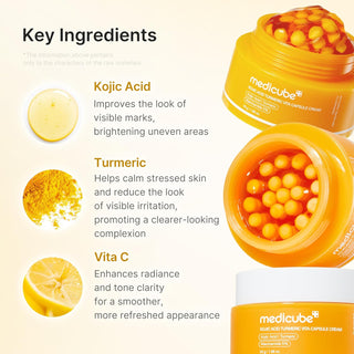 KOJIC ACID TURMERIC VITA CAPSULE CREAM, 53g