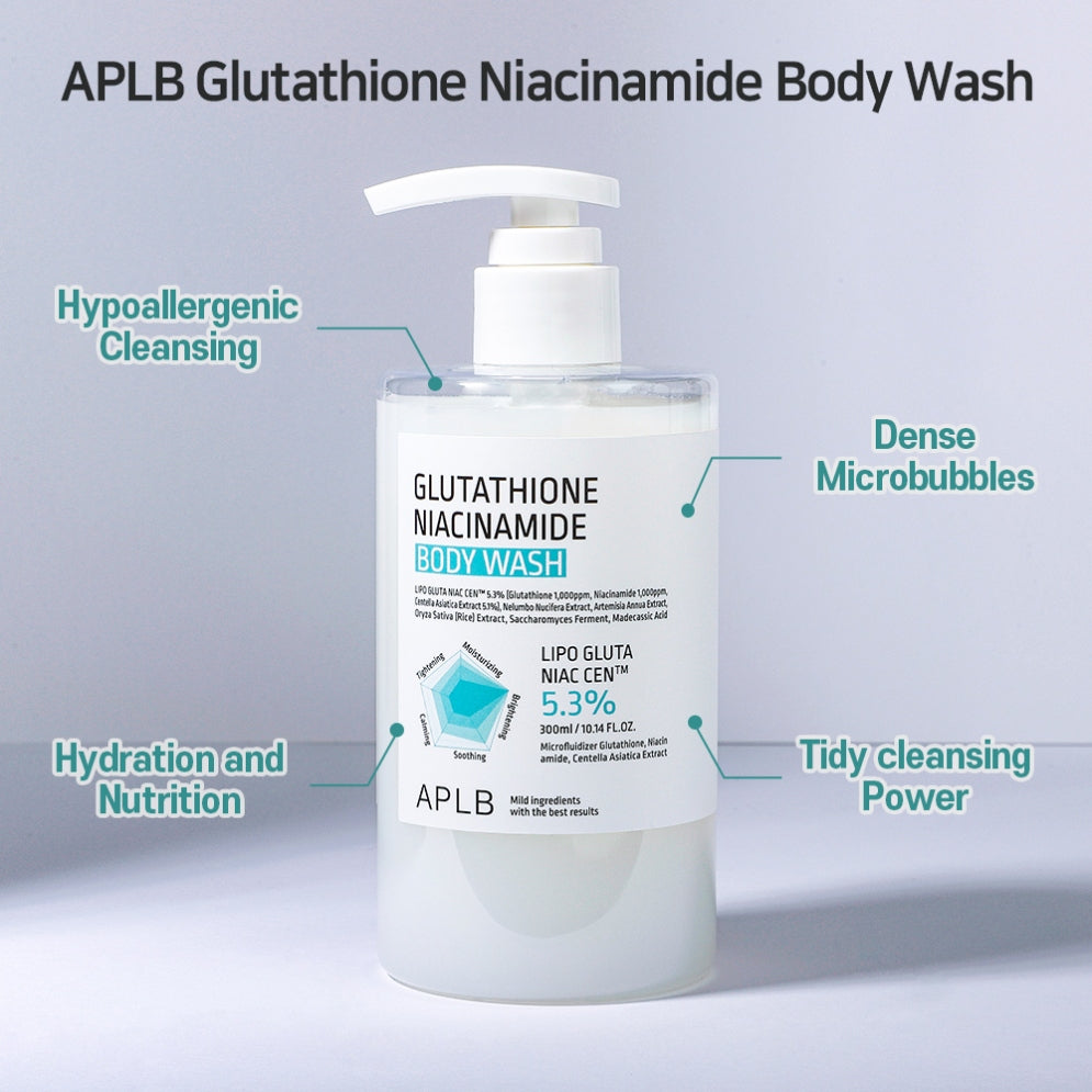 APLB - Glutathione Niacinamide Body Wash, 300ml