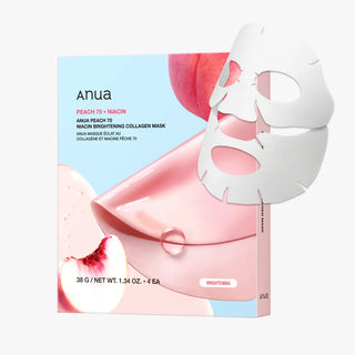 Peach 70 Niacin Brightening Collagen Mask (1ea)