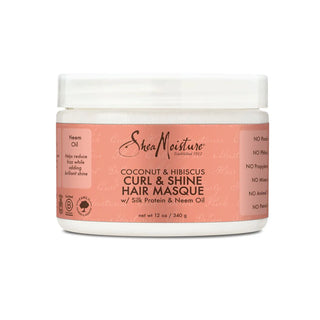 Curl & Shine Hair Masque, Coconut & Hibiscus, 326g