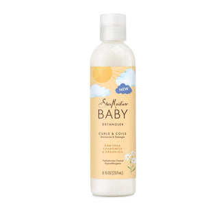 Baby Raw Shea, Chamomile, Argan Oil Moisturizes & Detangles for Curls & Coils Detangler - 8 fl oz