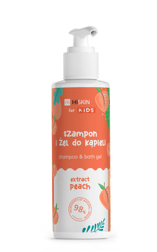 Kids Shampoo and Bath Gel Peach, 280ml