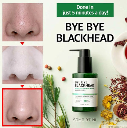 SOME BY MI - Bye Bye Blackhead 30 Days Miracle Green Tea Tox Bubble Cleanser, 120g