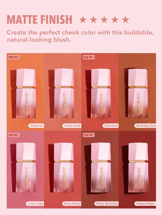 Color Bloom Liquid Blush Matte Finish