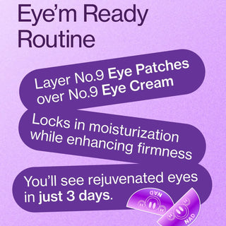 NO.9 NAD+ COLLAGEN UNDER EYE PATCHES 5EA