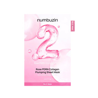 No.2 Rose PDRN Collagen Plumping Sheet Mask 1ea
