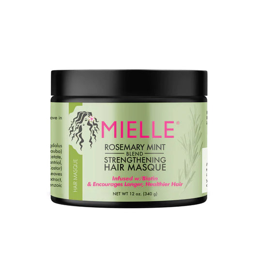 MIELLE - Rosemary Mint Strengthening Hair Masque, 340g