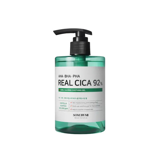 SOME BY MI - AHA, BHA, PHA Real Cica 92% Cool Calming Soothing Gel, 300ml