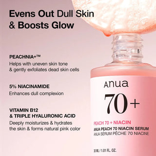 Peach 70% Niacinamide Serum, 30ml