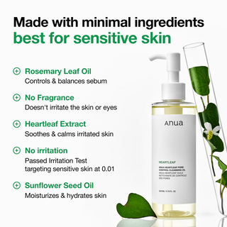 Heartleaf Pore Control Cleansing Oil, 200ml