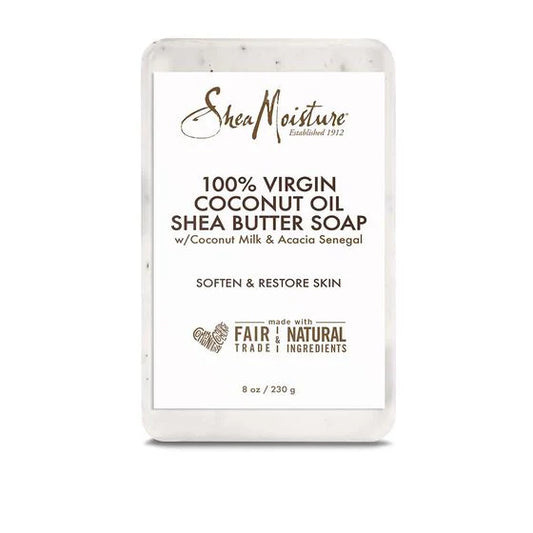 SheaMoisture - 100% Virgin Coconut Oil Shea Butter Soap, 227g