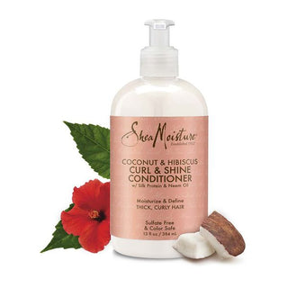 Curl & Shine Conditioner, Coconut & Hibiscus, 384ml