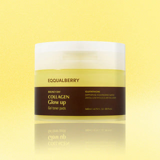 Collagen Glow Up Gel Toner Pads, 60Pads