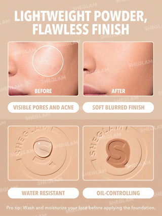 Skin-Focus High Coverage Powder Foundation