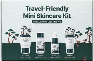 PINE CALMING CICA TRIAL KIT(CLEANSER 30ML+TONER 20ML+AMPOULE 10ML+CREAM 20ML)