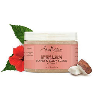 Illuminating Hand & Body Scrub With Vitamin E, Coconut & Hibiscus, 340g